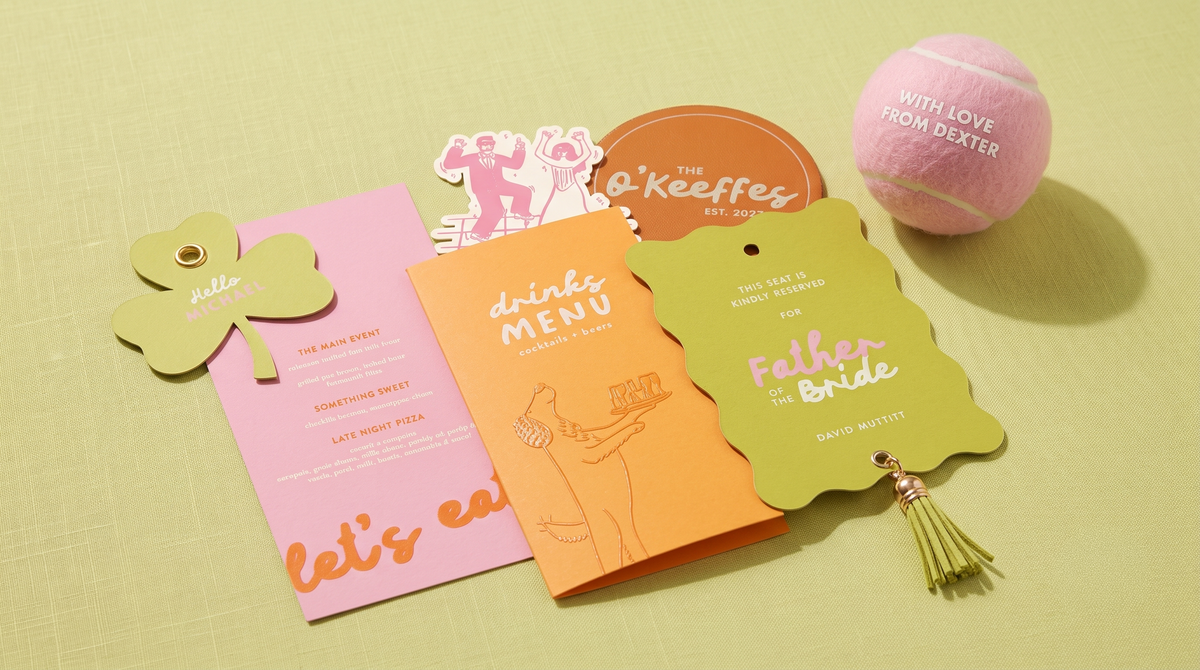Paper & Prop wedding stationery